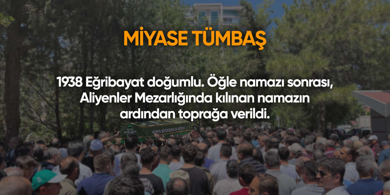 Konya'da bugün vefat edenler | 18 Aralık 2025 9